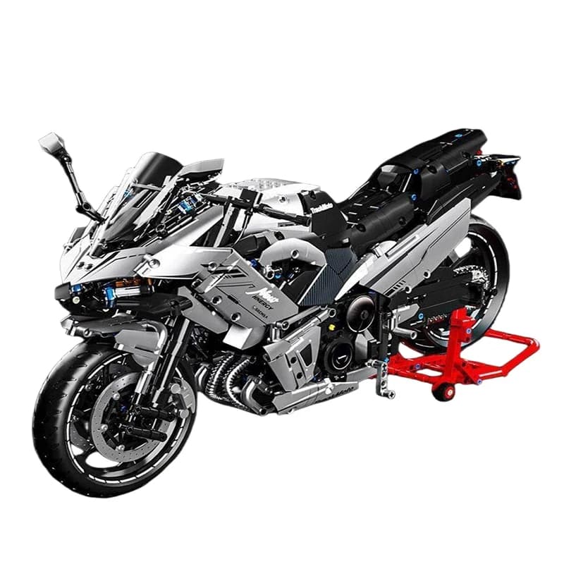 2229 Pezzi Blocchi da Costruzione Tecnici per Moto e Auto, Modellini di Motociclette da Corsa, Mattoncini Fai-da-Te, Giocattoli per Bambini, Regali