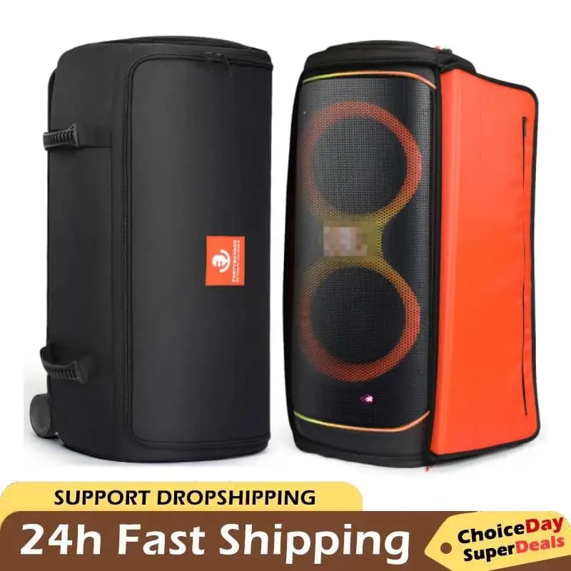 Custodia Antipolvere per Altoparlanti JBL PartyBox 720, per Esterni e Viaggi, Impermeabile, Borsa Portaoggetti a Doppio Lato
