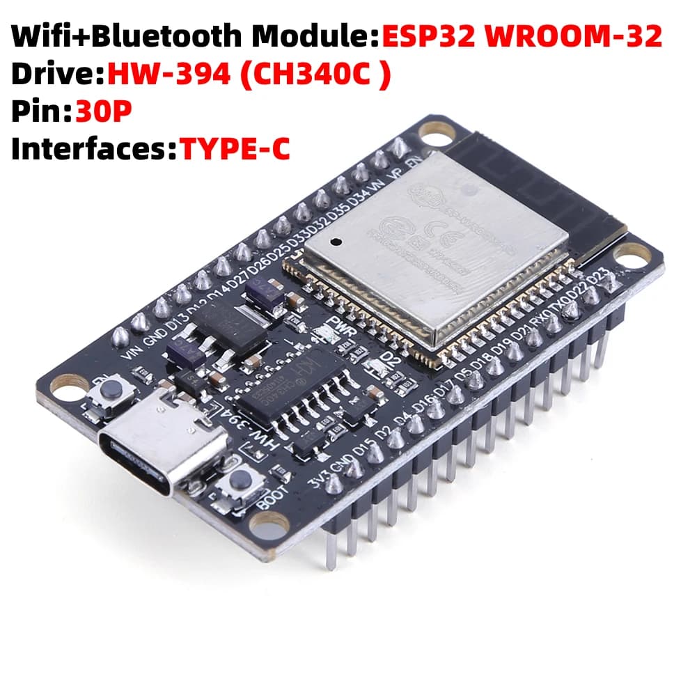 ESP32 expansion card compatible with ESP32 WiFi + Bluetooth Dual Core ESP32-DevKitC-32 ESP-WROOM-32 development card 30pin 38pin