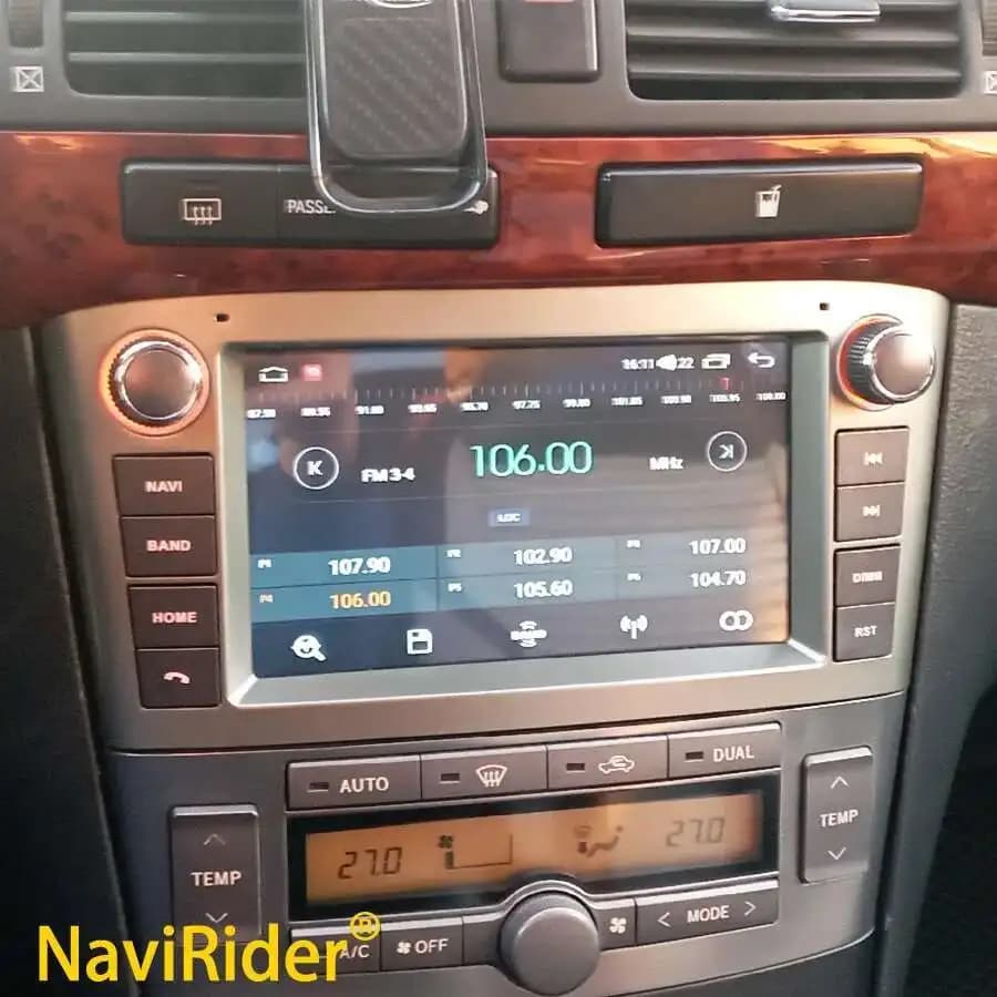 Per Toyota AVENSIS 2007 2006 2005 128GB 2Din Android 13 autoradio schermo Stereo GPS CarPlay Bluetooth lettore Video multimediale