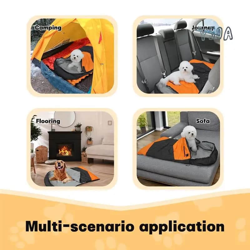 Y50A-Attunno and winter Hot sleeping bag for pets Pet sleeping bag for pets with adjustable temperature heating