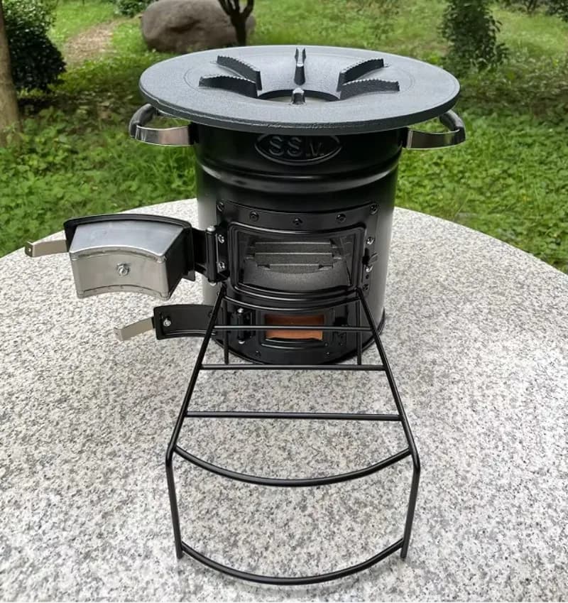 daPopolare daRocket to Two Doors for Wood to Ardere, Barbecue from Esther, Camping Stove