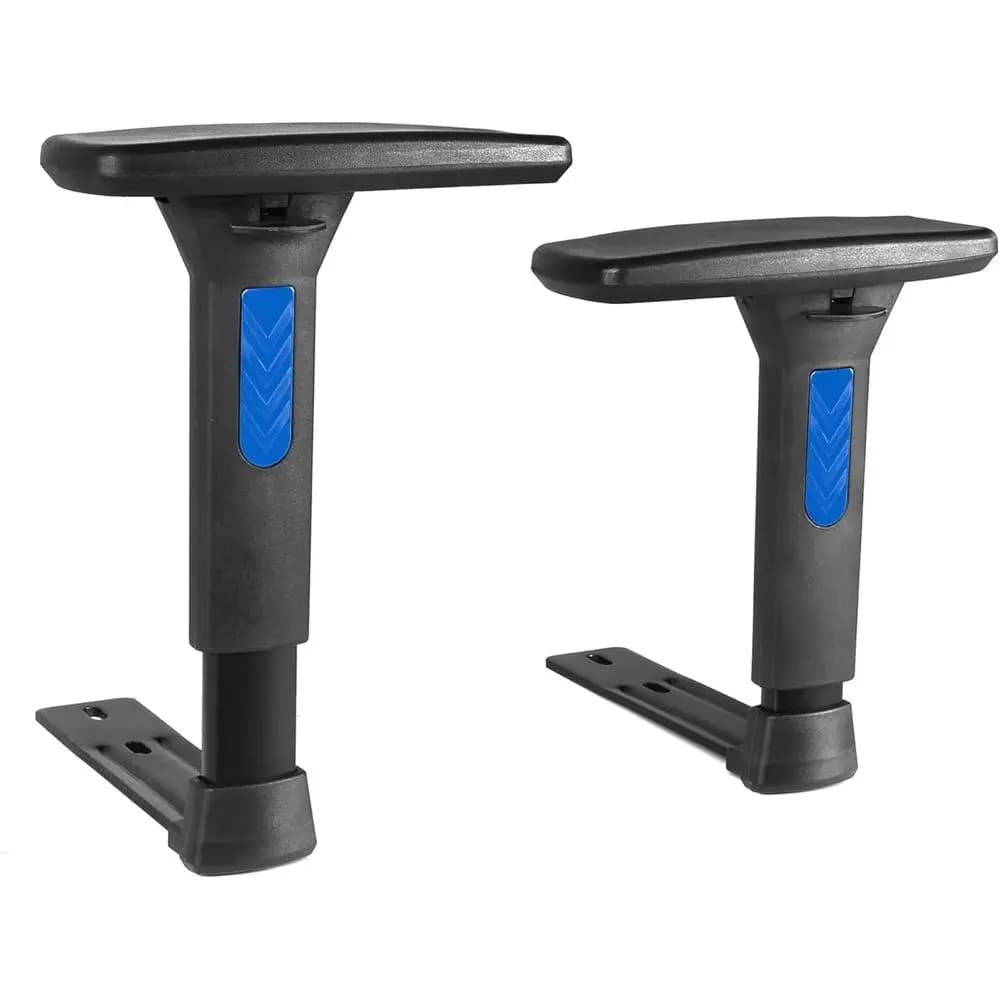 Coppia di Braccioli Ergonomici Regolabili Blu per Sedia da Gaming - Set di Ricambio