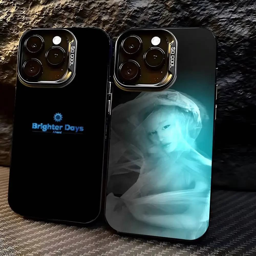 Cover per telefono B-Brighter Days Ahead per iPhone 17, 16, 15, 14, 13, 12, 11, Pro, X, Xs, MAX, Plus, in TPU morbido e delicato sulla pelle