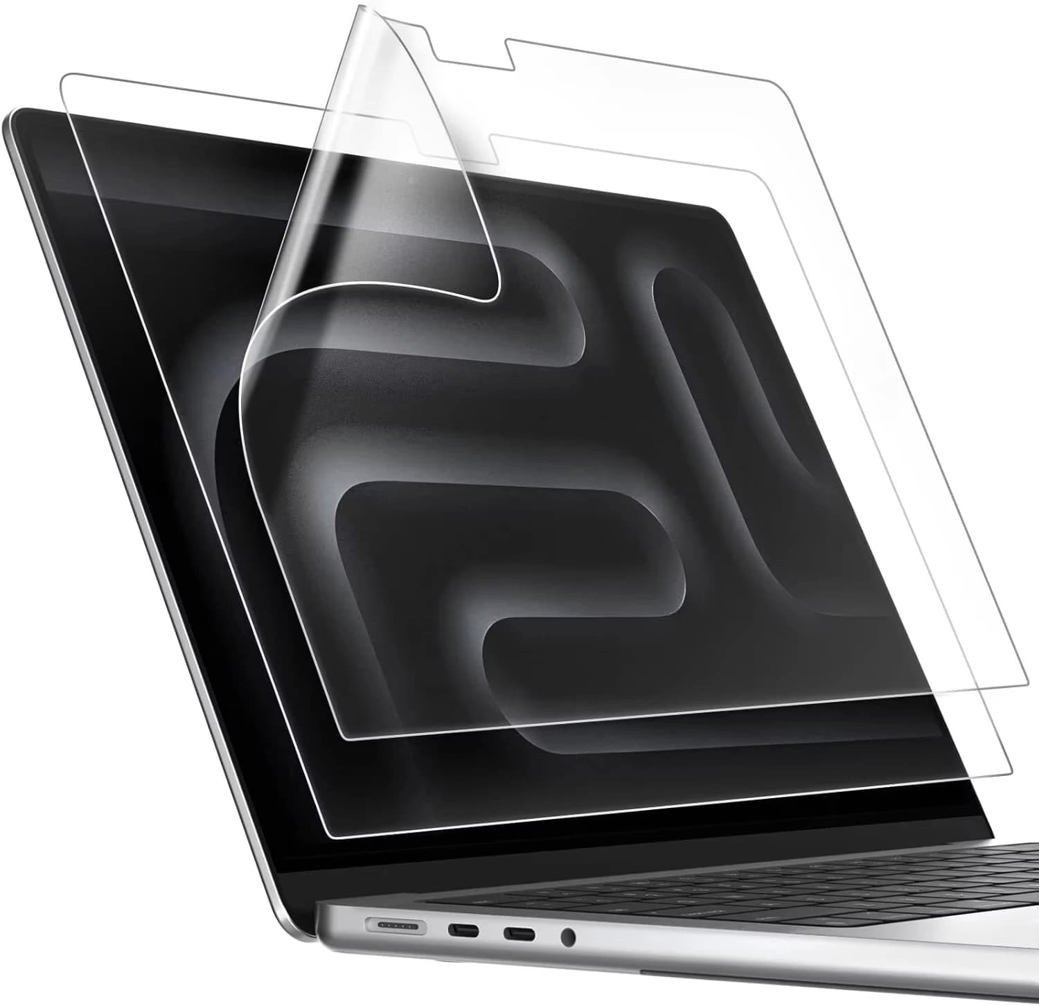 Pellicola salvaschermo opaca antigraffio da 2 pezzi per MacBook 2025 Air 13 "15" M1 M2 M3 M4 MBK Pro 14 "16" pollici protezione schermo