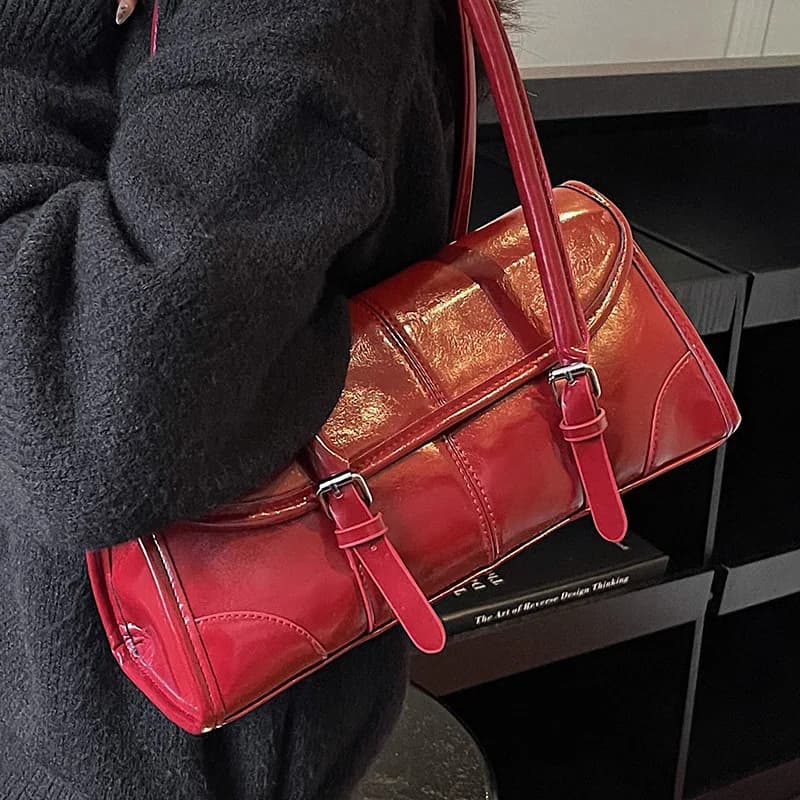 Trendy 2025 Inverno Nuova borsa Trendy edizione coreana Ascelle Versatile borsa primaverile Sense Niche Valigetta Moda spalla singola