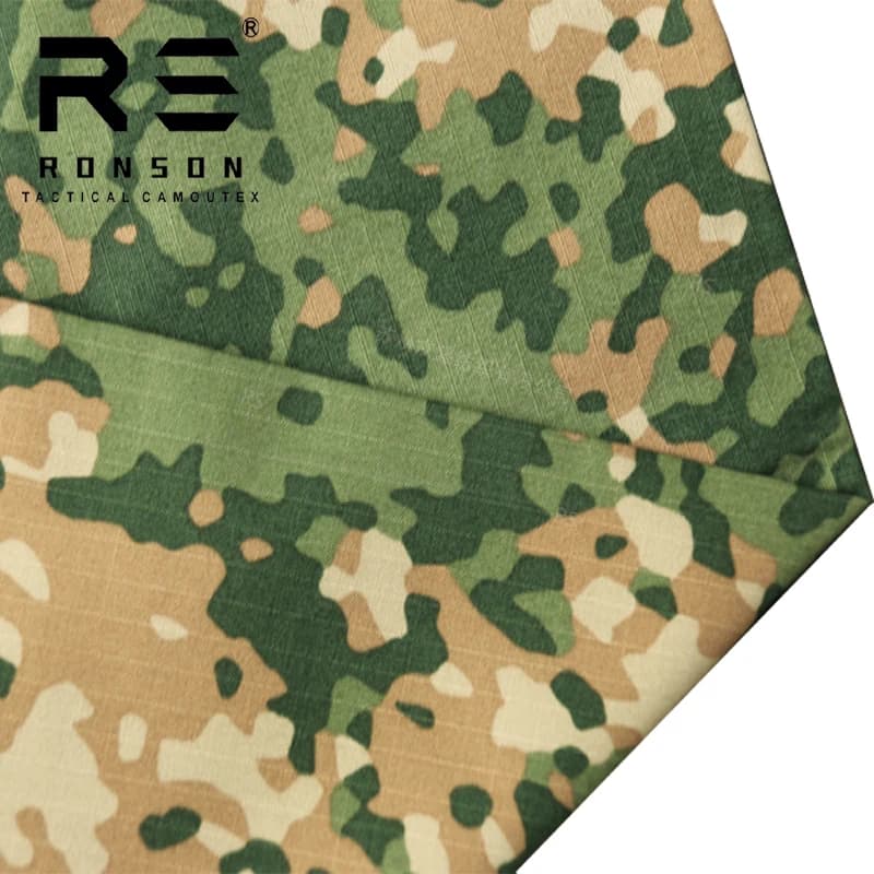 hot sale 50% Nylon 50% Cotton fabric Netherlands camo