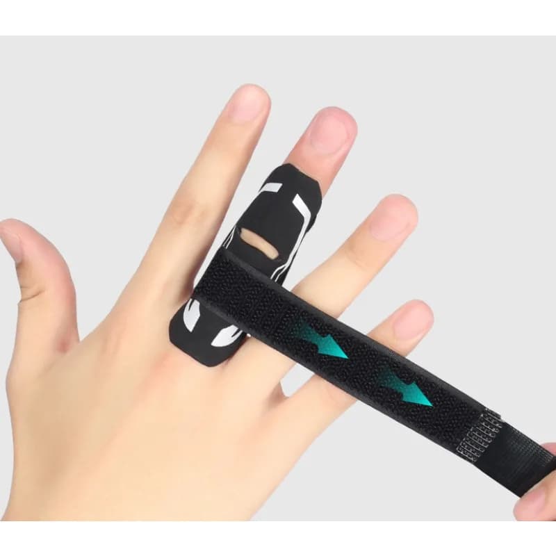 2 Pezzi Protezione per Dita da Basket a Compressione, Fascia Protettiva Traspirante con Velcro per Pallavolo e Altri Sport, Protegge le Articolazioni
