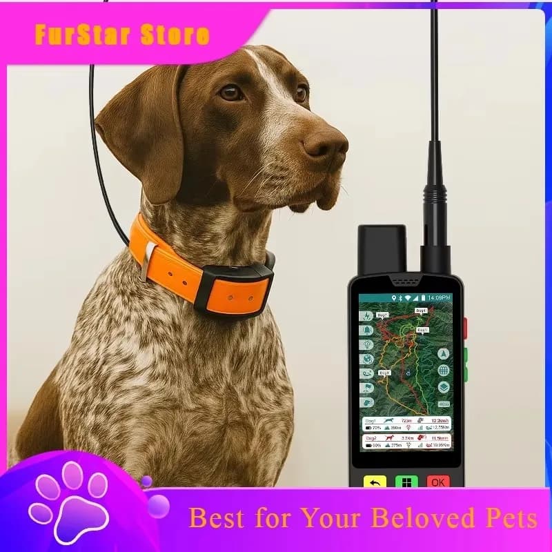 FurStar Industrial GPS Tracking Dog Collar: 6400mAh 18650 Battery + Buckle Charging System - Global Distributor Incentives