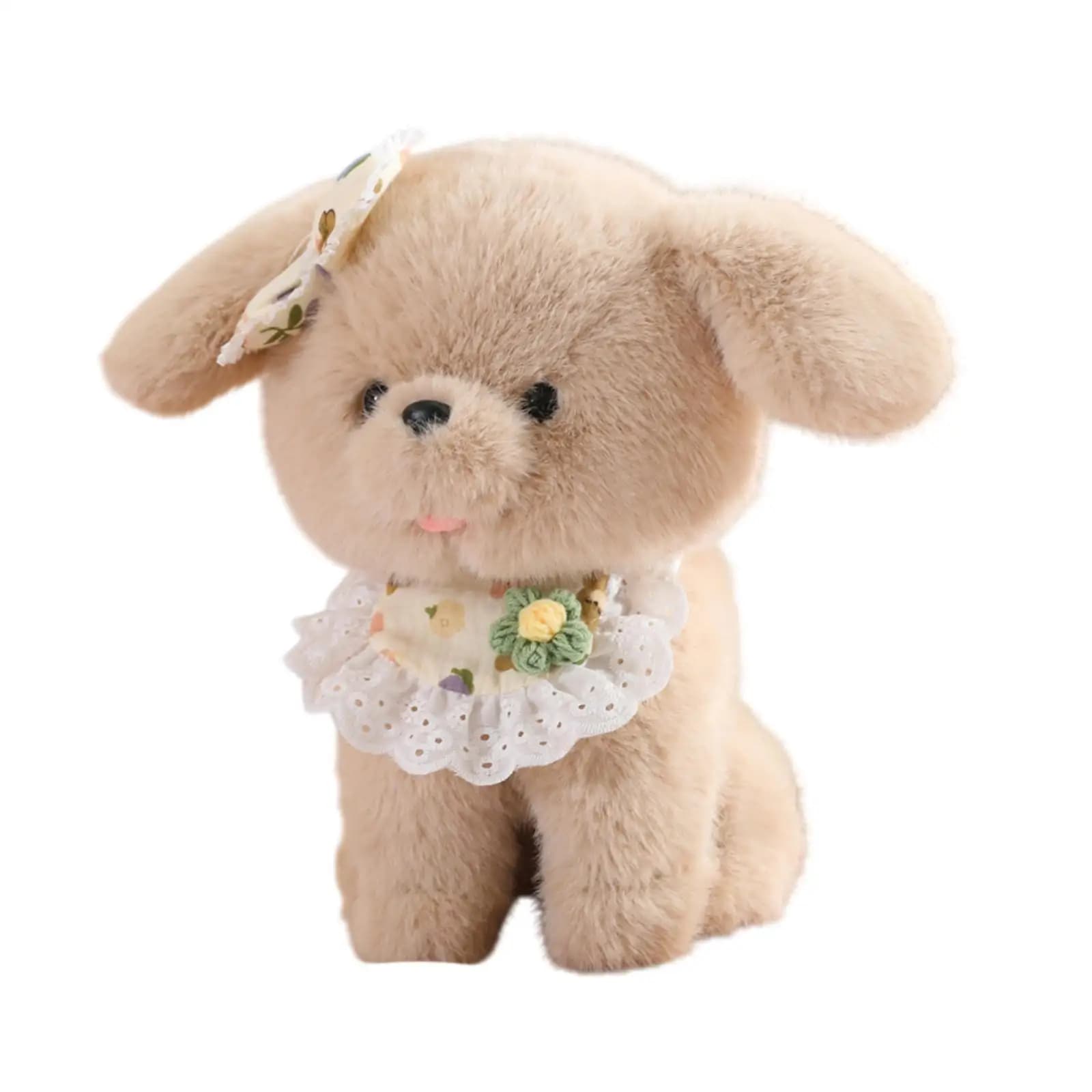 Peluche Realistico a Forma di Cane, Giocattolo in Stile Cartone Animato per Adolescenti, Adulti, Ragazzi e Ragazze
