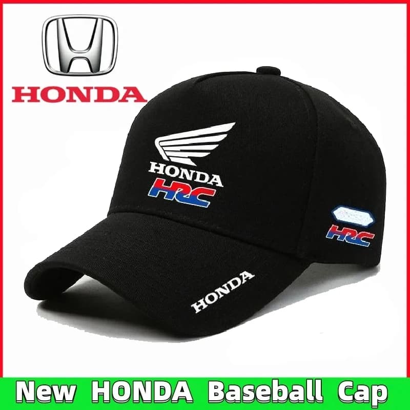 Honda Motorcycle baseball cap for Honda HRC CB400 CB650F CBF CRF NC750 Adjustable casual sports hat for men and women