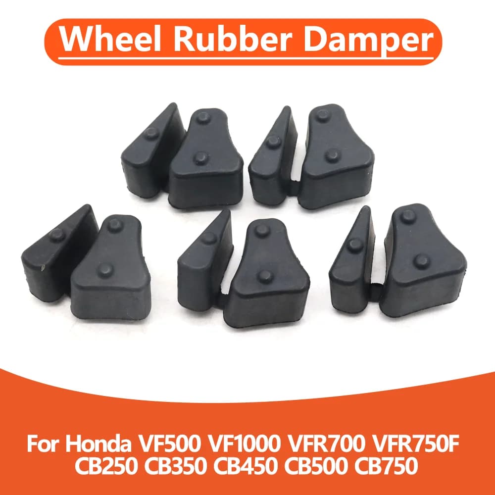 For Honda VF500 VF1000 VFR700 VFR750F CB250 CB350 CB450 CB500 CB750 Rear Wheel Drum Hub Cushion Sprocket Rubbers Damper Absorber