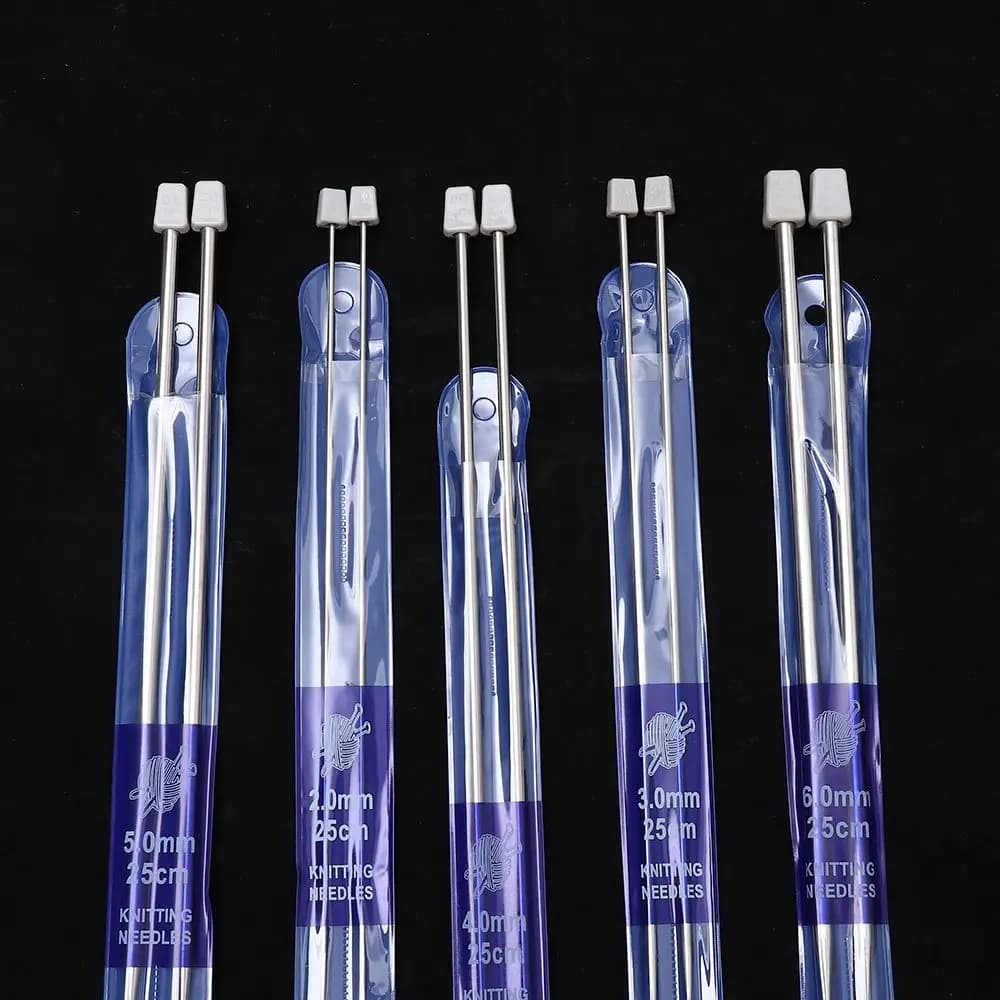 Steel Sewing Accessories DIY Sweater Weave Craft Set Straight Knitting Needles Knitting Tools Crochet Hooks Metal Crochet