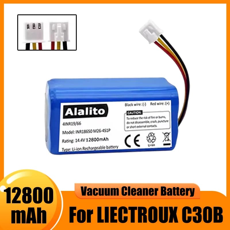 14.4V/14.8V 18650 lithium-ion battery, for LIECTRAUX C30B XR500 E30,for PROSCENIC 800T 830P 820P 820T 820S robot vacuum cleaner