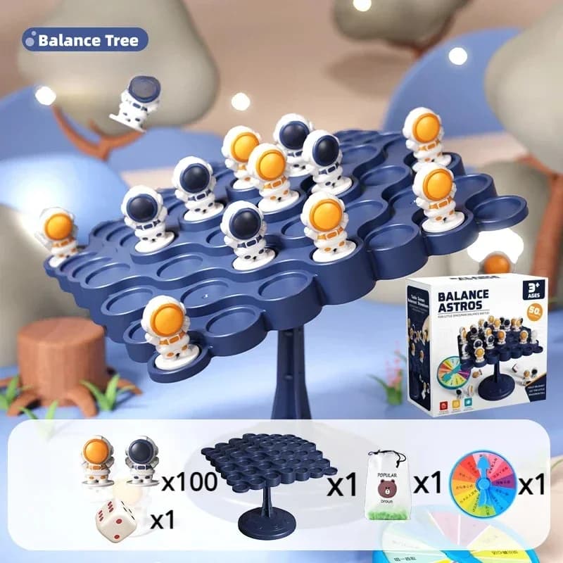 Giochi di tavoli per tutta la famiglia Tabellone Iq Divertenti giochi da tavolo Roulette Party Pezzi degli scacchi Set Pietra impilabile Equilibrio per bambini