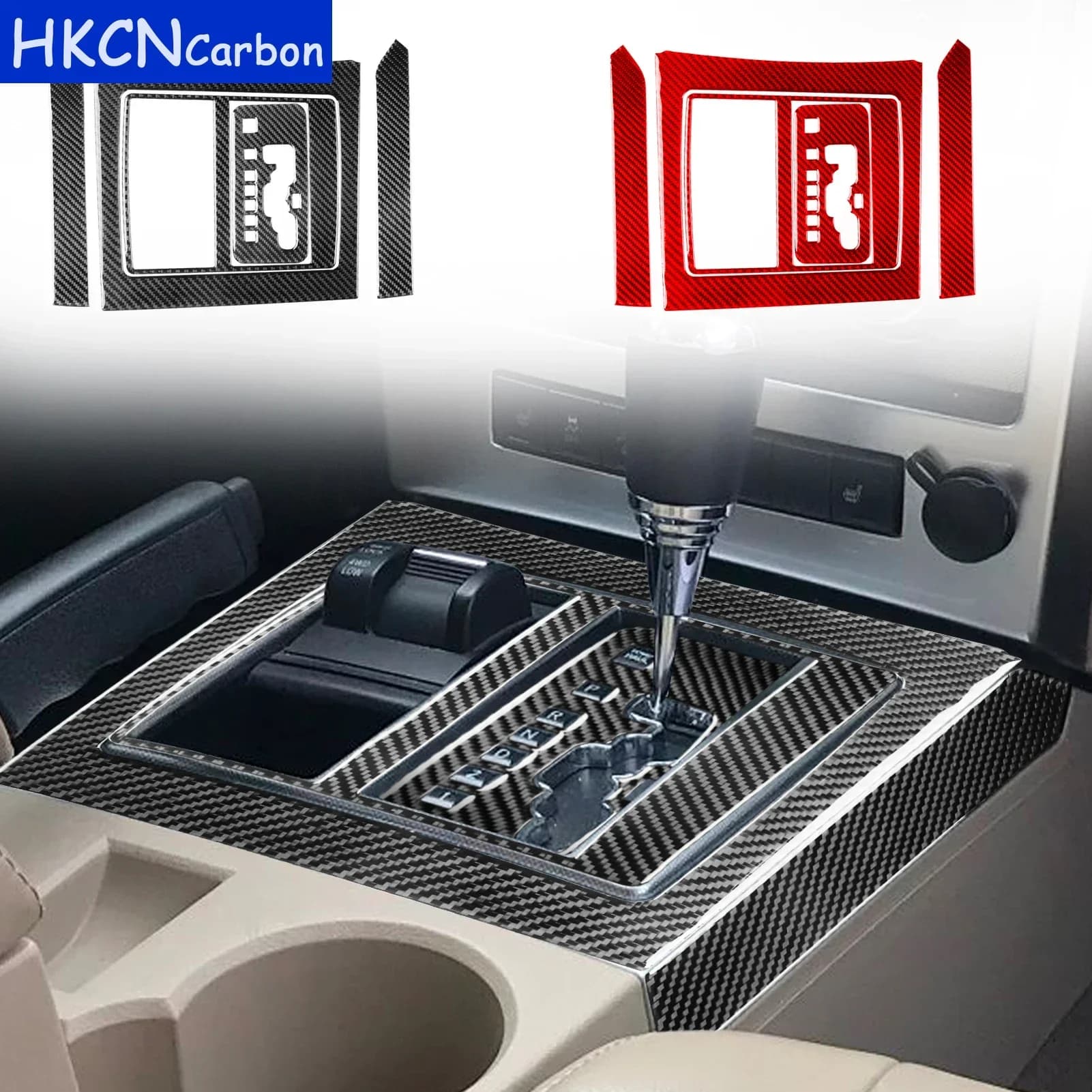 For Jeep Liberty 2008—2012 Carbon Fiber Car Accessories Gearbox Panel Set Cover Trim Sticker Edit Interior