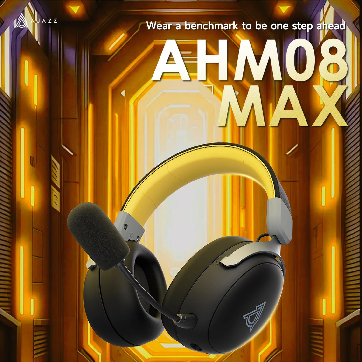 AJAZZ AHM08 Max active noise reduction headset wireless-gaming headset-Gaming-office-leisure