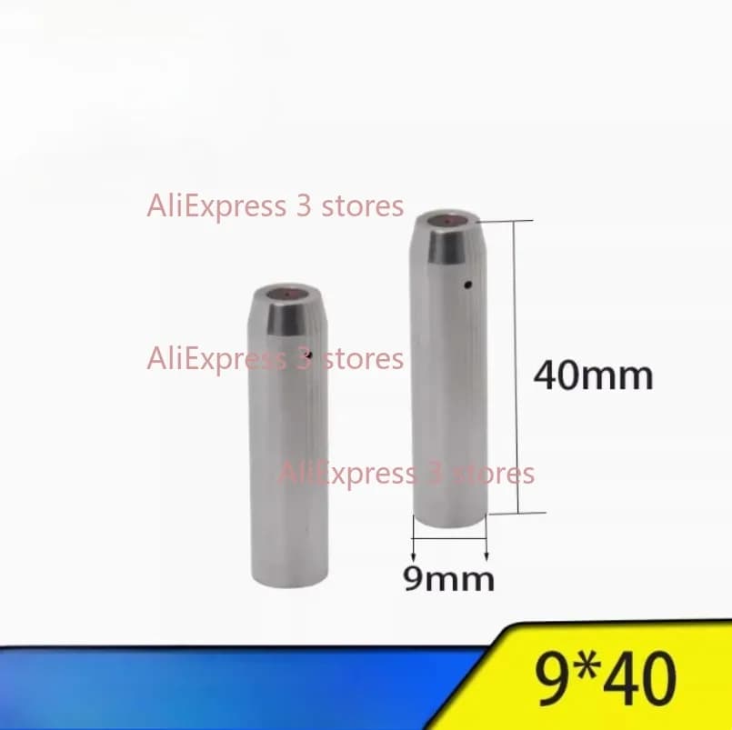Guida al rubino del tubo dell'elettrodo del trapano per elettroerosione Lunghezza 9 * 40mm Guida in ceramica Diametro da 0,1 mm a 3,2 mm per perforatrice WEDM Jinma