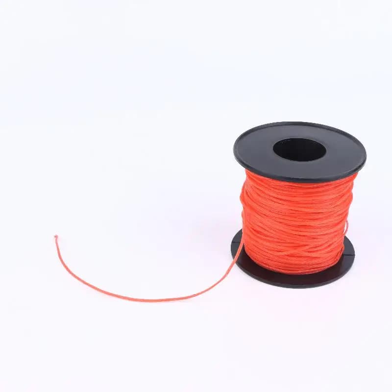 NEW 50M/Rotolo Red Thread for Marking, Construction, Gardening, Craftsmanship, Camping, Climbing, Camping, Hiking, Stendibiancheria