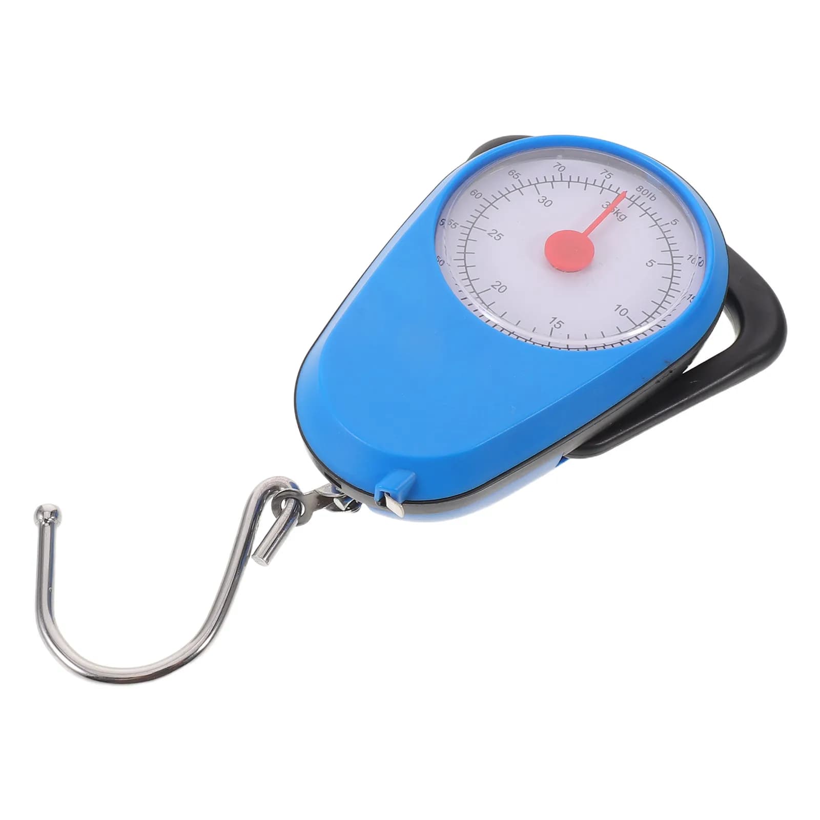 Bilancia Digitale Portatile a Molla 50Kg 110Lb per Bagagli, Pesca, Campeggio, Escursionismo, Viaggi all'Aperto, Leggera