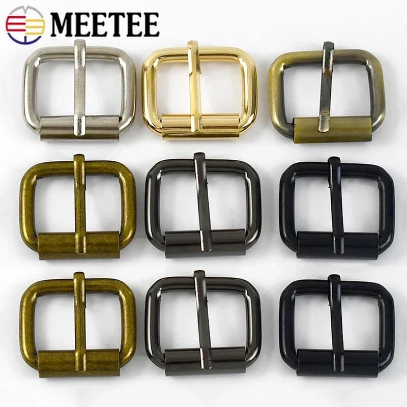 10/20 Pz 13-38mm Fibbie per cinture in metallo Cinghia per borse Fibbia ad ardiglione Collare per cani Chiusura a catena Anello a rullo Ganci Scarpe Accessori per anelli in pelle