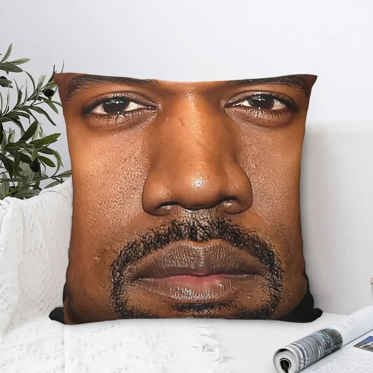 Kanye West Meme federe fodera per cuscino fantastica federa decorativa in poliestere per divano 40x40cm