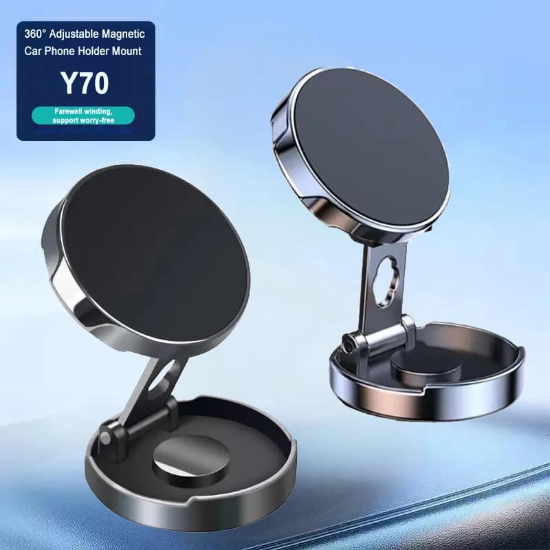 Supporto per telefono magnetico super resistente Supporto per auto pieghevole regolabile a 360 gradi per supporto per telefono da bagno da scrivania per auto