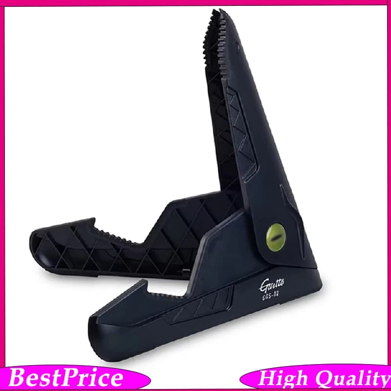 Black Guitar Stand Portable A-Frame Musical Rack Holder Bracket Universal Folding Tripod Holder Guitar Accessories