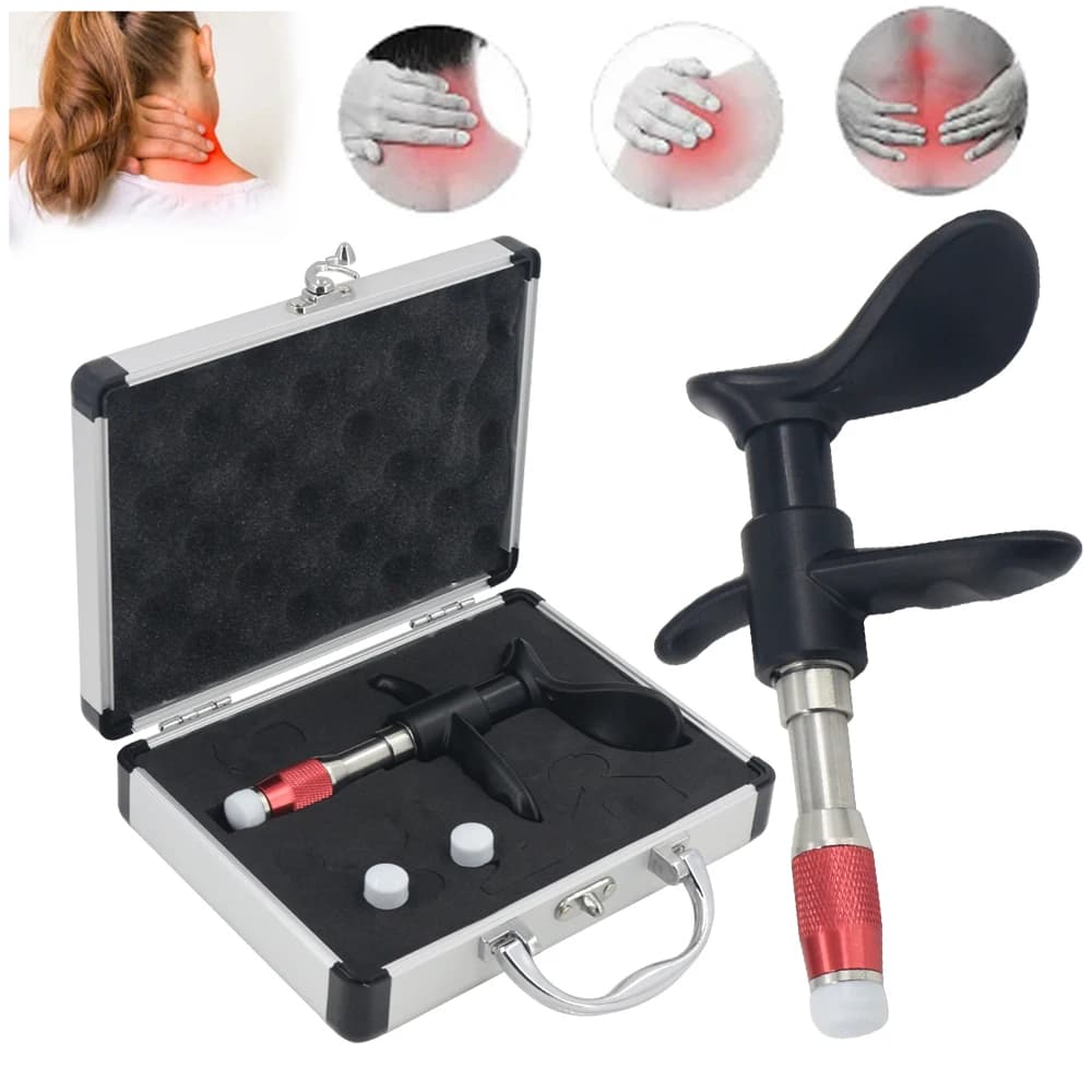 Chiropractic Instrument for Vertebral Column Adjustment, Articular Activation Gun, Pain Relief, Physiotherapy Tool, Body Massage