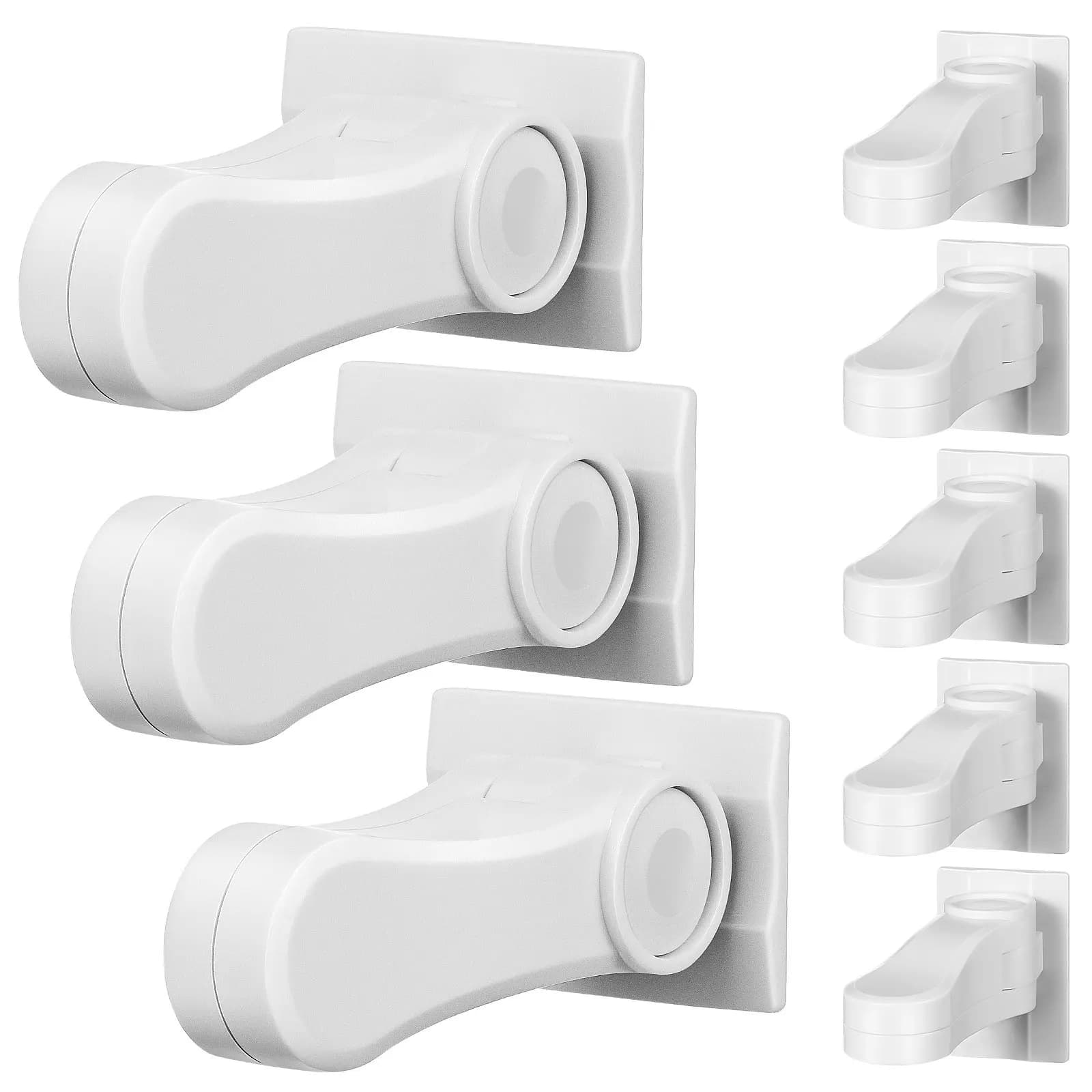 8 Pezzi Bloccaporta a Leva per Bambini, Serrature di Sicurezza Adesive Facili da Installare, Protezione per la Sicurezza dei Bambini