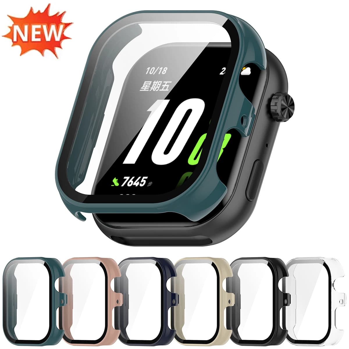Protective Cover + Film Save Screen for Honor Choice ROSSINI Smart Watch 2i, High Quality PC Protective Shoe for Smartwatch