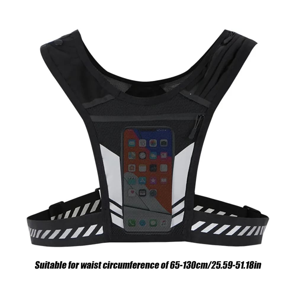 Ultralight racing vest with phone pocket Water bottle Water bottle Pack of breathable hydration for hiking path outdoor bicycle