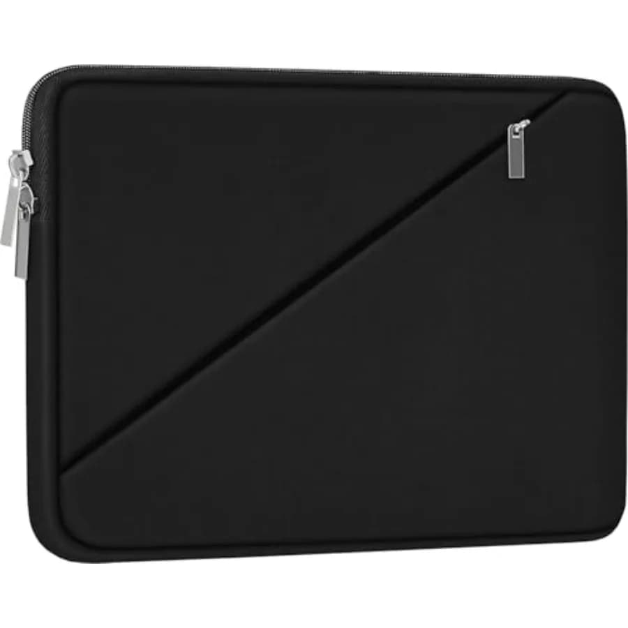 Custodia per laptop.6, borsa da viaggio per computer con tasca con cerniera, custodia protettiva antiurto compatibile con