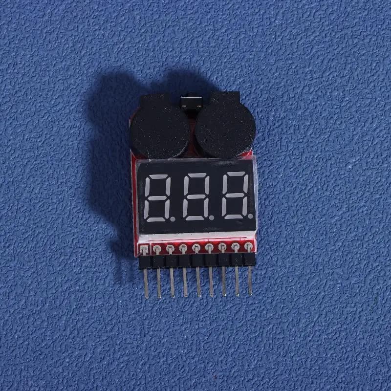1/3/5 pezzi display tensione RC batteria allarme basso cicalino 1S-8S tester batteria Lipo monitor per RC auto drone elicottero