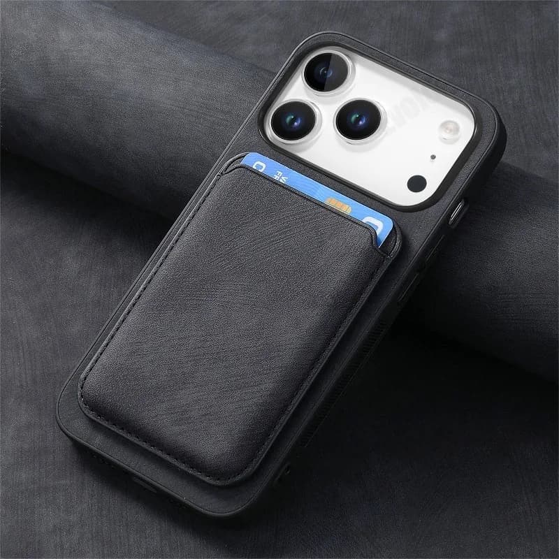 Per Magsafe Custodia in pelle staccabile 2 in 1 per IPhone 17 Pro Max Custodia magnetica per tasca per carte a portafoglio per IPhone 17 Air 17pro Max
