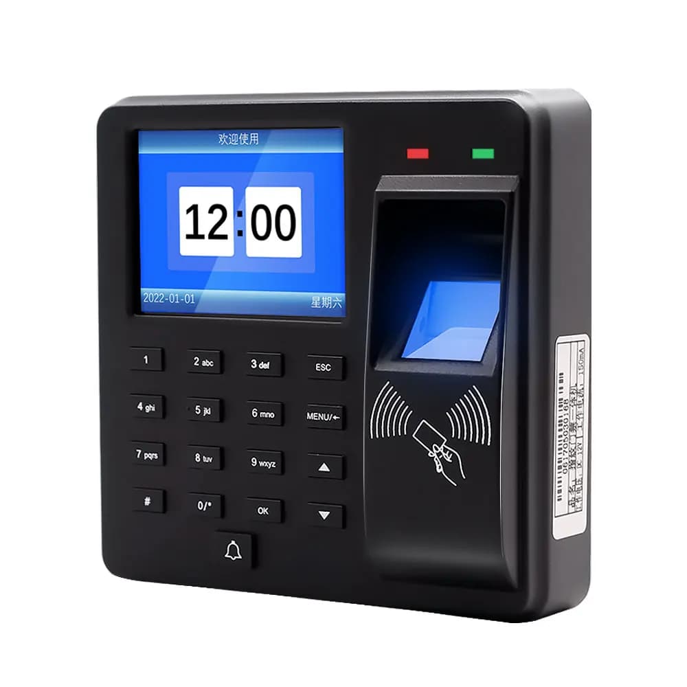 125Khz RFID Biometrico Impronte Digitali Presenza Orologio Registratore Riconoscimento dell'employ Controlla nel tempo Registrazione Controllo dell'accesso alla porta
