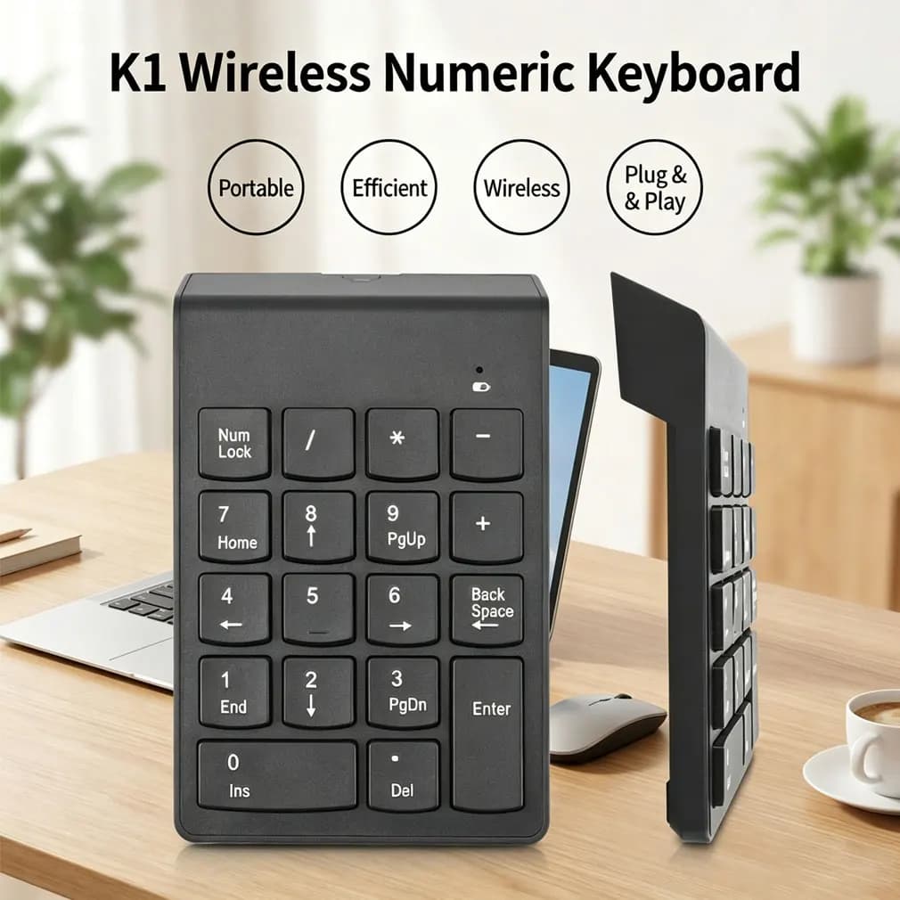 Universal 18 Keys USB 2.4G Wireless Mini Number Keypad USB Wired Number Keypad For IMac Macbook Laptop PC Desktop Dropshipping