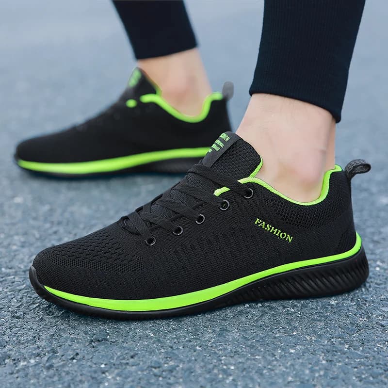 MAEDEF scarpe da ginnastica per uomo scarpe Sneakers nero Casual uomo donna Sneakers in maglia traspirante Athletic Running Walking Gym Shoes