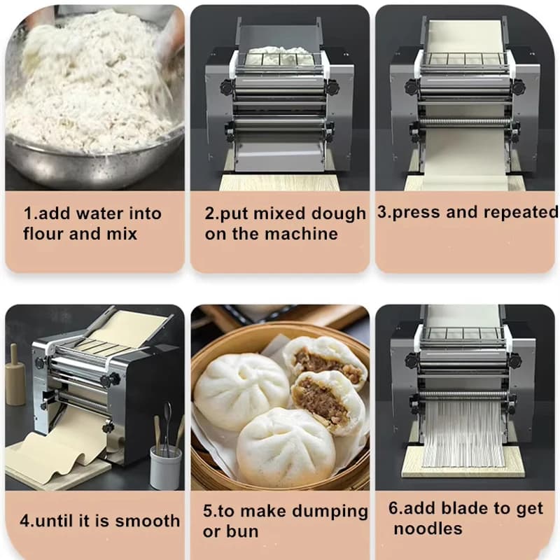 Macchina per pasta automatica Macchina per pasta per pasta domestica Gnocco Macchina per fare noodle intelligente Impastatrice elettrica