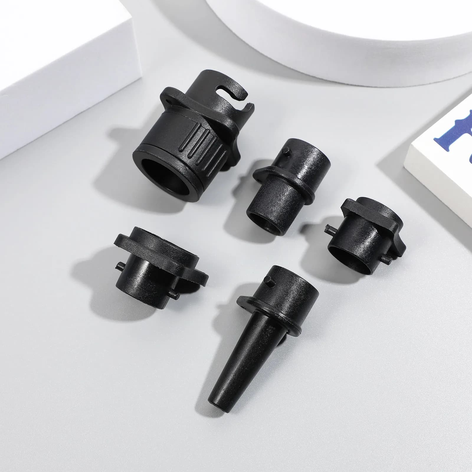 Kit Adattatore Valvola Aria 1 Pezzo Compatto Leggero Compatibile per Paddle Board Kayak Letto Gonfiabile Accessori Conversione Pompa Aria