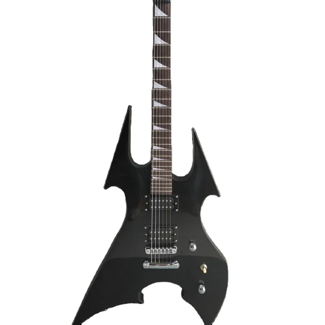 Vendita calda Materiale Chitarra elettrica con manico in acero Pick Up Chitarra elettrica professionale