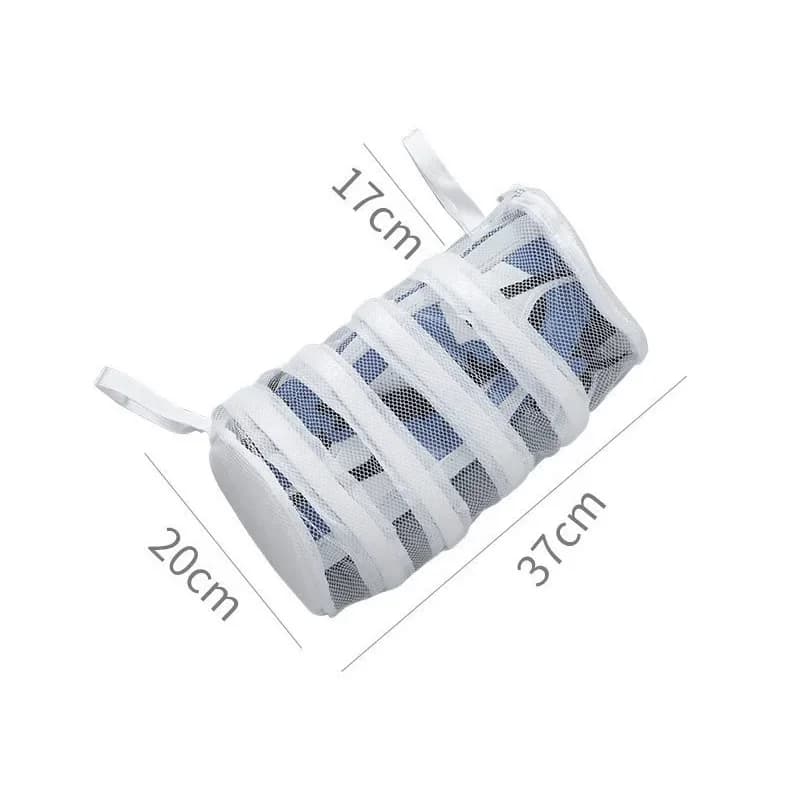Shoe washing bag, multifunctional anti-deformation sneakers washing bag for washing machine, removes dirt