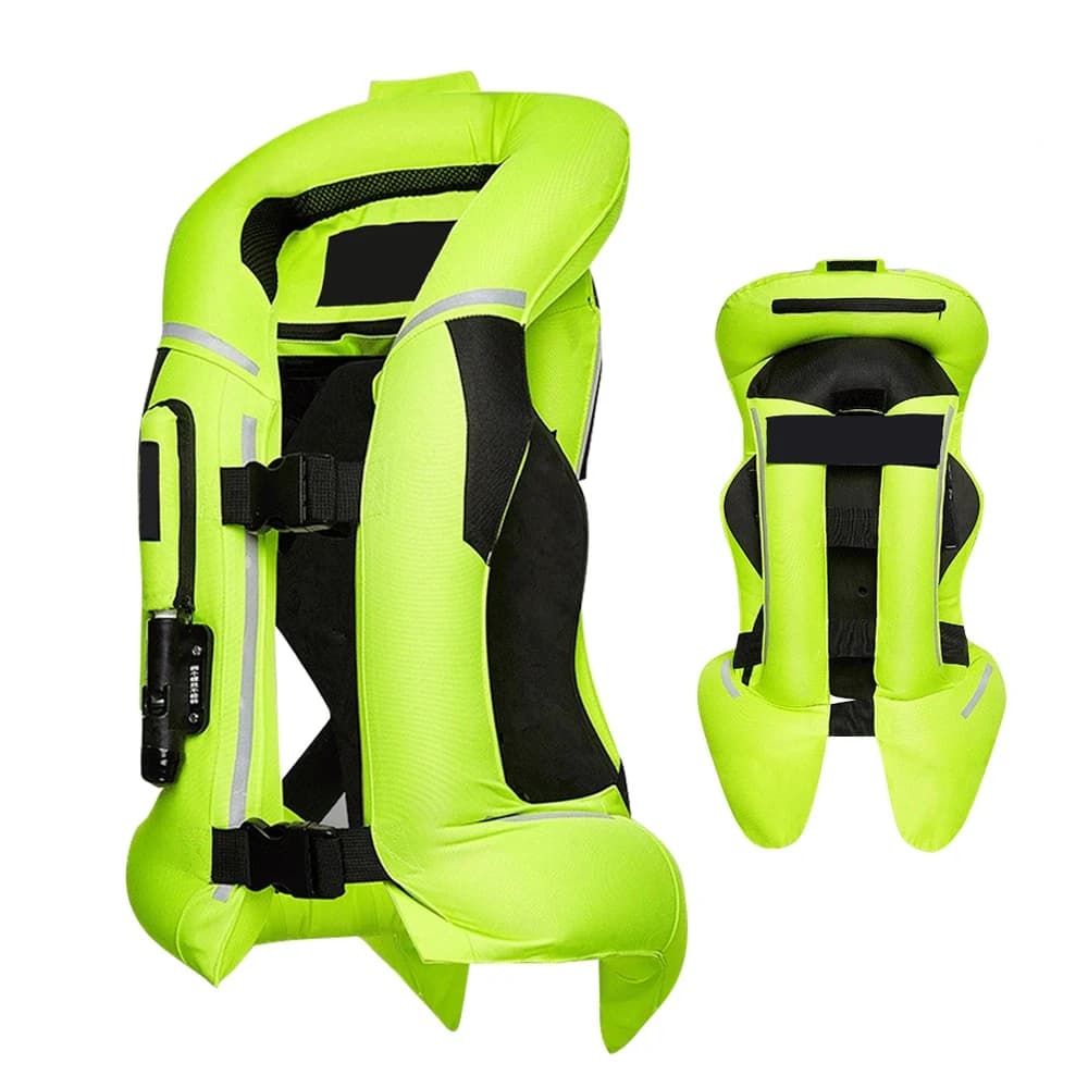 Certificazione CE Gilet airbag per moto Giubbotto salvataggio airbag professionale Prevenzione caduta Airbag avanzato Protezione motocross