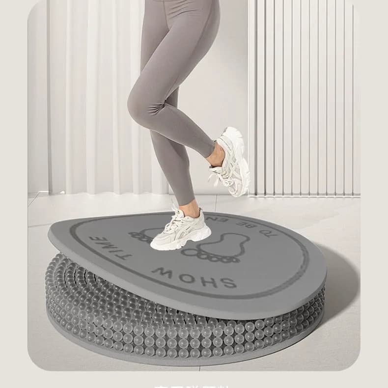 Tappetino Rotondo per Salto con Corda, Assorbimento degli Urti, Insonorizzato, Silenzioso, per Uso Domestico, Spesso, per Fitness Indoor e Outdoor, Senza Fili