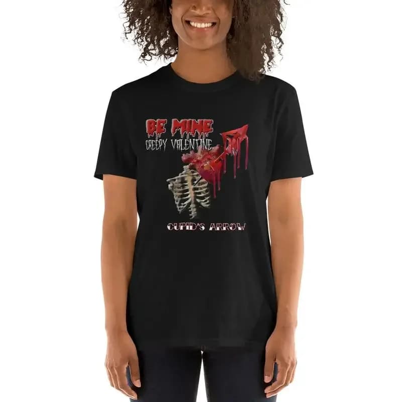 Stand2A Be Mine Creepy Valentine Cupid'S Arrow T Shirt