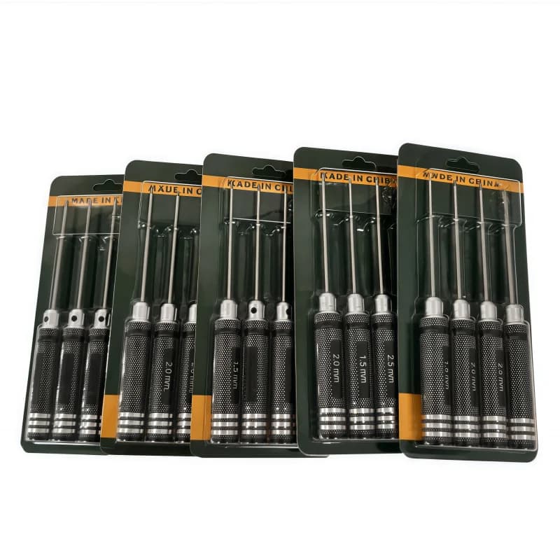 Super rigid interior hexagonal screwdriver set for aircraft model RC Multifunction maintenance tools Size 1.5/2/2.5/3 mm Air model Re