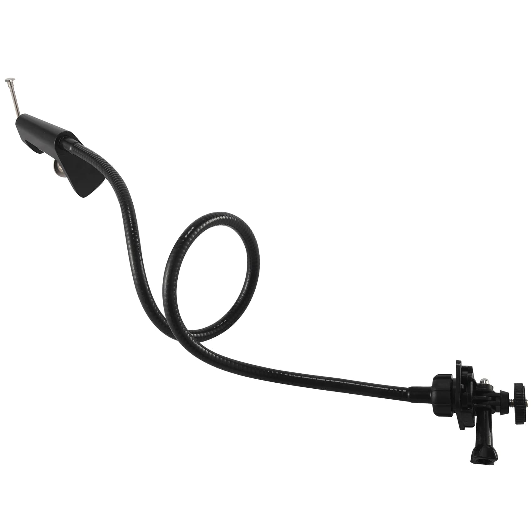 A01E-Support for webcam, support for webcam updated with flexible swan neck and clamp, suitable for webcam Logitech C920, C922, C930