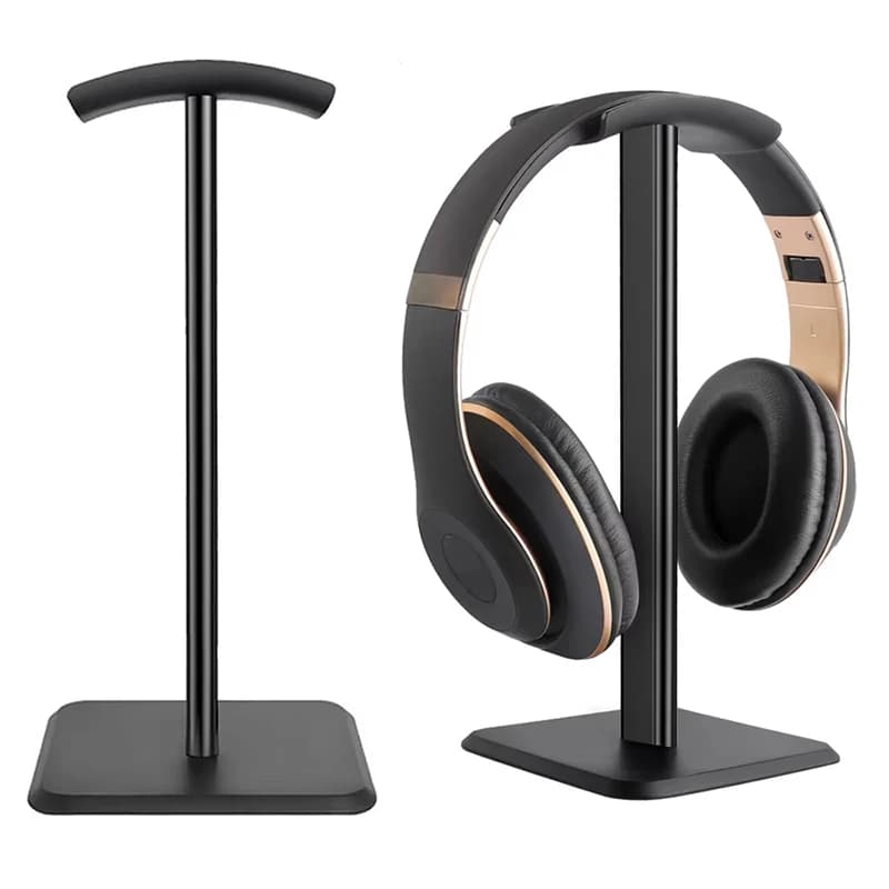 Supporto Universale per Cuffie, Espositore in Plastica Rigida, Porta Cuffie da Gaming, Supporto da Scrivania per Auricolari