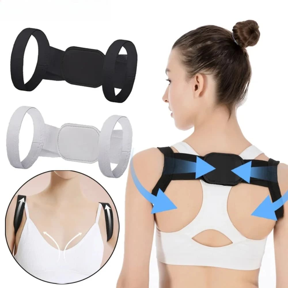 1Pcs Adjustable Posture Corrector Back Support Shoulder Belt Rectify Straighten Correction Spine Health Postural