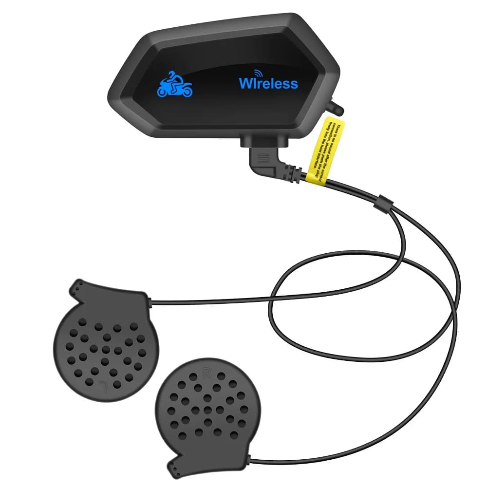 Cuffie per casco interfono moto Bluetooth 5.0 Kit di chiamate in vivavoce wireless Auricolare stereo BT, M01